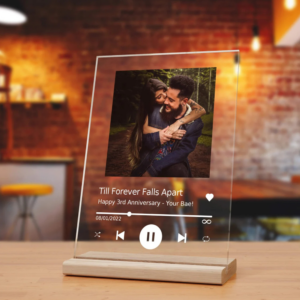 Personalized song plate to capture your special song