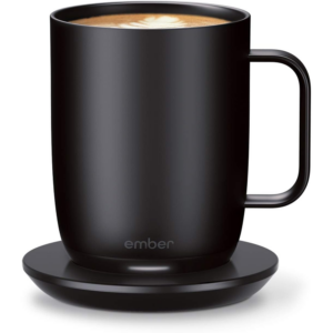 Ember mug for keeping drinks at the perfect temperature