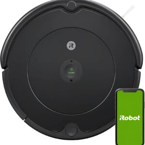 A smart robotic vacuum cleaner that automatically cleans floors with ease.