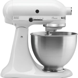 A versatile stand mixer with multiple attachments for baking, cooking, and more.