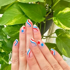 4th of july nails