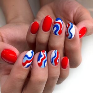 4th of july nails