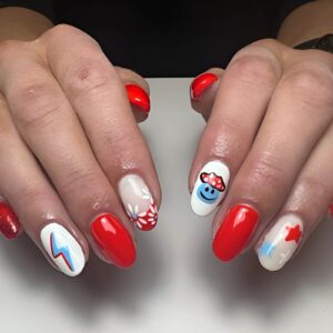 4th of july nails