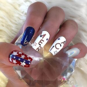 4th of july nails