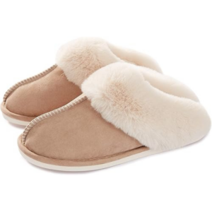 Soft and cozy slippers with plush lining, a comfortable gift for everyday use. Perfect gift for Valentine's Day