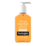 Neutrogena oil-free acne wash, great for oily skin