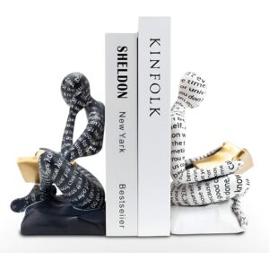 Stylish bookends that serve as both functional and decorative pieces.