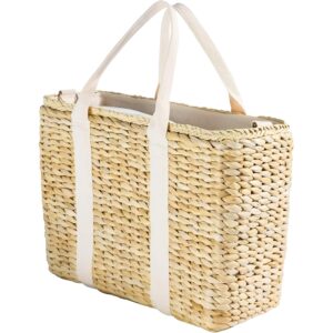 Stylish woven cooler for mom to take on picnics or outings. Mother's Day Gift